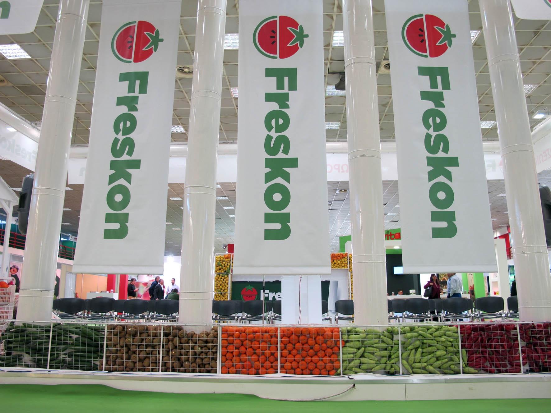 The first 'Freskon' International Exhibition of Fresh Fruit and Vegetables attracted trade visitors and professionals coming from 21 countries.