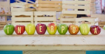 The Interpoma Variety Garden managed apple varieties exhibition fills the trade show with color